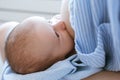 Breastfeeding for newborns motherhood Royalty Free Stock Photo