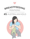 Breastfeeding position - Australian Hold