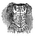 Breastplate, vintage illustration