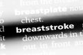 breaststroke Royalty Free Stock Photo