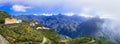 Impressive Artenara village,view with incredible mountains,Gran Canaria,Spain. Royalty Free Stock Photo