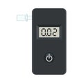 Breathalyzer Alcohol Breath Testing Vector Royalty Free Stock Photo