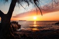 Breathless capture of the golden hour in Colonia Del Sacramento Royalty Free Stock Photo