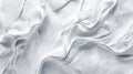 Breathtaking Abstract Waves in White 3D Liquid Texture Design