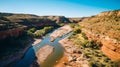 Aerial Drone View of Paria River Canyon in Utah