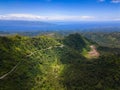 Breathtaking aerial shot of Balinsasayao Twin Lakes, Negros Oriental, Philippines