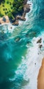 Breathtaking Aerial View Of Beautiful Beach: Hinterland Photography