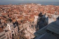 Breathtaking Aerial View of Venice Cityscape with Historic Buildings and Canals