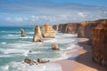 Breathtaking view of the Twelve Apostles, Great Ocean Road, Victoria, Australia Royalty Free Stock Photo