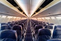 Breathtaking Airplane Beautiful Passenger Seats Gallery View Royalty Free Stock Photo