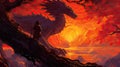 Enchanting Encounter: Unveiling the Tale of a Brave Girl and a Majestic Dragon