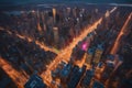 a breathtaking depiction of New York City generated by Ai