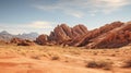 Breathtaking Desert Landscape: A Majestic Display Of Grandeur