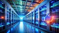 DronesEye View Captures Triumphant Data Center Infrastructure Optimized Server Racks Showcase Success Through Positive