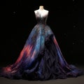 Breathtaking Evening Gown Inspired by the Celestial Realm