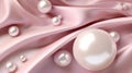 A breathtaking image of a luxury pearl background Royalty Free Stock Photo