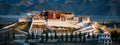 Golden Dawn at Potala Palace: A Majestic Himalayan Icon Royalty Free Stock Photo