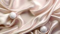 A breathtaking image showcasing the silk and foil luxury pearl background Royalty Free Stock Photo