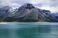 Breathtaking Lake MinnewankaGlacial lake in Alberta Canada.