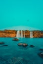 Breathtaking landscape of the Chitrakote Falls on the Indravati River in India Royalty Free Stock Photo