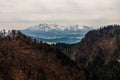 Breathtaking landscape of snowy Tatry mountains in spring, Malopolska, Poland Royalty Free Stock Photo