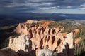 Breathtaking landscape view of rugged red rocks in Bryce Canyon National Park, Utah, USA Royalty Free Stock Photo