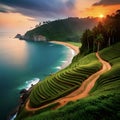 Breathtaking Landscapes of Lush Tea Plantations and Pristine Beaches