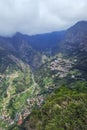 Nature's Embrace: Currar Las Freiras Village Amid Madeira's Mountains, Madeira, Portugal