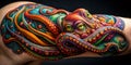 Stunning Panoramic Octopus Tattoo A Detailed Exploration of Intricate Inkwork and Artistic Skin Design Royalty Free Stock Photo
