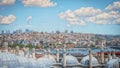 Panoramic view of Istanbul from Suleymaniye Mosque, Turkey