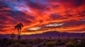 breathtaking phoenix sunset Royalty Free Stock Photo