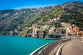 Breathtaking road in the splendid Amalfi Coast