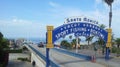 The santa monica pier in California
