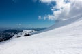 Breathtaking scenery on the snowy slopes of Vasilitsa ski center, Grevena, Greece