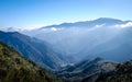 Breathtaking scenery of valley and mountain in Taiwan