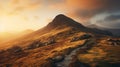 Breathtaking Scotland Mountains At Sunset: A Grandeur Of Scale