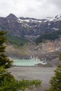 Breathtaking shot of a river among mountains captured in Nahuel Huapi national park in Argentina Royalty Free Stock Photo