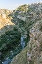 Breathtaking side of Matera rocks
