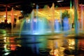 Breathtaking spectacular futuristic fountain showcasing an imaginative vision of the future