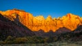 Towers of the Virgin at Sunrise Royalty Free Stock Photo