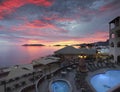 A Breathtaking Sunset, Sea of Cortez Beach Club, San Carlos, Mex Royalty Free Stock Photo