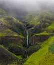 Iceland waterfall