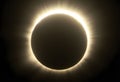 Total Solar Eclipse with Brilliant Sun Corona Royalty Free Stock Photo