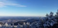 Is breathtaking Vermont panorama Midwinter Killington Vermont Green mountains vista