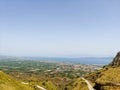 Breathtaking view from Acrocorinth, Greece