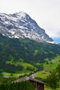 Breathtaking view of the Alps from Grindelwald, Switzerland Royalty Free Stock Photo