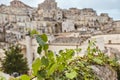 Breathtaking view of the ancient town of Matera, southern Italy. Royalty Free Stock Photo