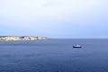 Breathtaking view of cliffs near old town Bonifacio, Corsica, France, Europe