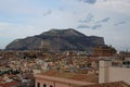 Breathtaking view of houses from the roof of Palermo Cathedral. Palermo. Sicily Royalty Free Stock Photo