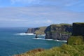 Breathtaking view of the landscape of the Cliffs of Moher Royalty Free Stock Photo